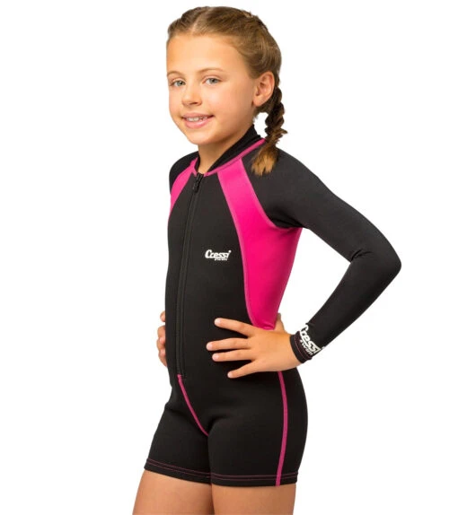 CRESSI Girls' Long Sleeve Spring Suit -Aqua Sport Sales 5666873966760 blackpink 2a