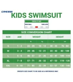 CRESSI Girls' Long Sleeve Spring Suit -Aqua Sport Sales 5666873966760 blackpink 6a