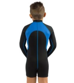 CRESSI Kids' 1.5 Mm Long Sleeve Springsuit (Little Kid, Big Kid) -Aqua Sport Sales 5666874359976 blackblue 3a