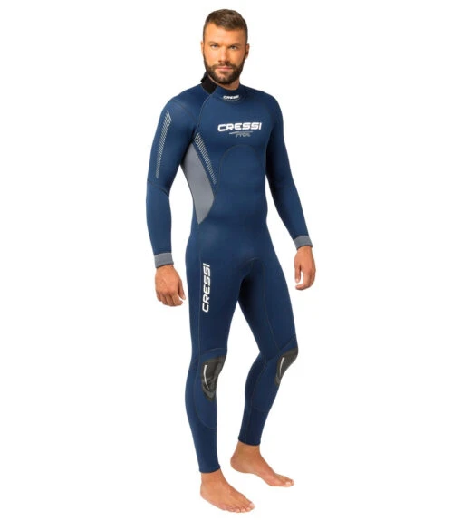 CRESSI Men's Fast 3mm Full Wetsuit -Aqua Sport Sales 6229836497064 bluegrey 1a