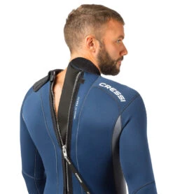 CRESSI Men's Fast 3mm Full Wetsuit -Aqua Sport Sales 6229836497064 bluegrey 4a