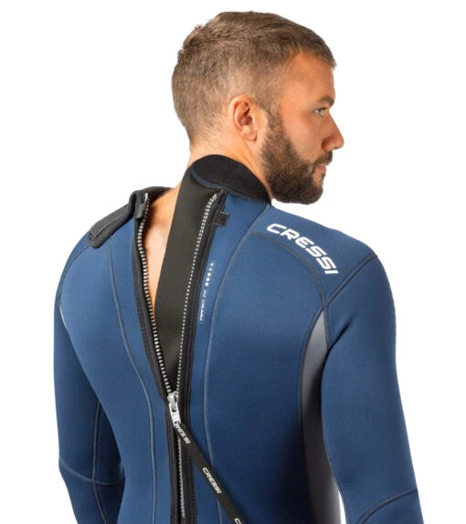 CRESSI Men's Fast 3mm Full Wetsuit -Aqua Sport Sales 6229836497064 bluegrey 4a