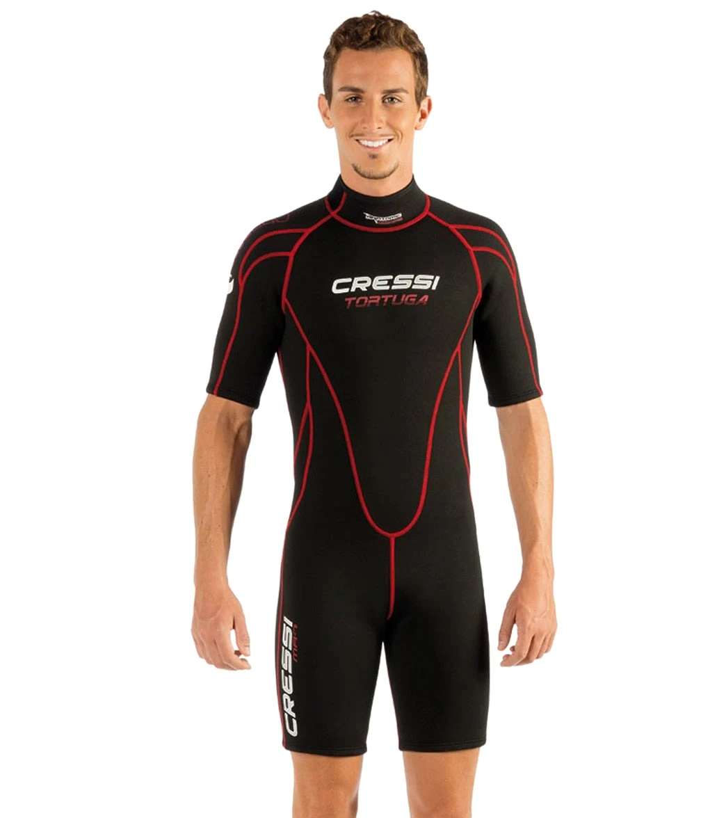 CRESSI Men's Tortuga 2.5MM Short Sleeve Springsuit Wetsuit