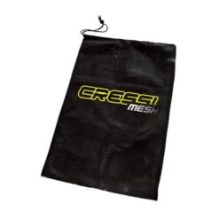 Cressi Mesh Bag Black Yellow Grey