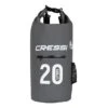 Cressi Dry PVC Cremallera 20L Bag Grey