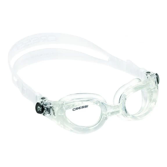 Cressi Rocks Swimming Goggles White With Clear Lenses