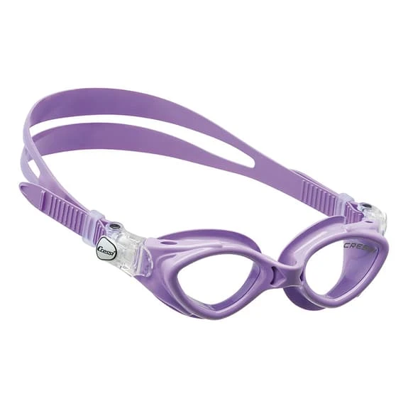 Cressi King Crab Swimming Goggles Lilac With Clear Lenses