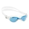 Cressi Flash Swimming Goggles White With Clear Blue Lenses
