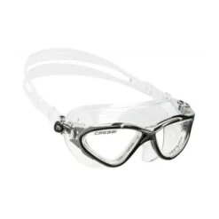 Cressi Planet Swimming Goggles White Black With Clear Lenses