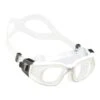 Cressi Galileo Glass Swimming Goggles White With Clear Lenses