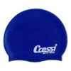 Cressi Silicone Swimming Cap Electric Blue