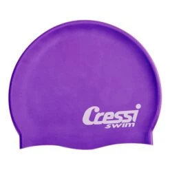 Cressi Silicone Swimming Cap Lilac